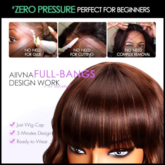 Synthetic Wavy Wig Shoulder Length Heat Resistant Everyday Hairstyle Realistic